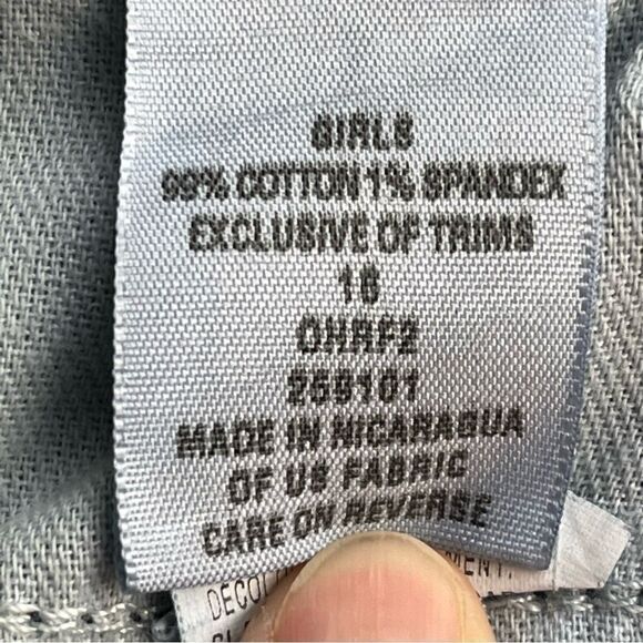 Girl's L.L. Bean Double Denim Jean Skirt Size 15 Blue - Picture 5 of 8